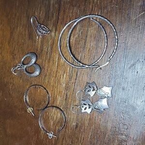 Chic Silver Earing Collection